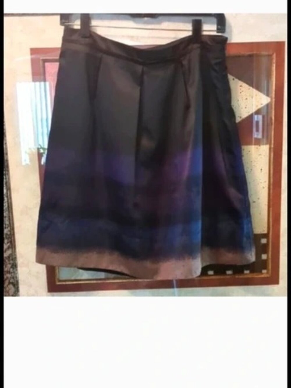 Moschino Black Knee-Length A-Line Skirt Size S